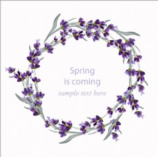 春季新品上市春季花卉花环插图