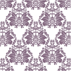 紫色花纹白色背景图案矢量设计素材