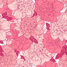 时尚粉色花朵背景