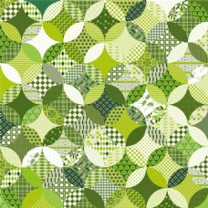 圆形素材绿色圆形叠加纹理背景矢量素材下载