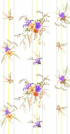花卉元素图案背景设计