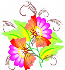 花瓣叶子图案设计