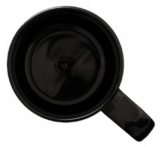 黑色陶瓷杯子俯视厨房元素