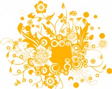 花纹花卉背景图案