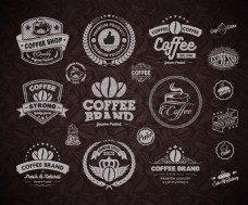 多种精美咖啡图标矢量素材组合
