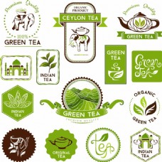 绿色茶叶商标