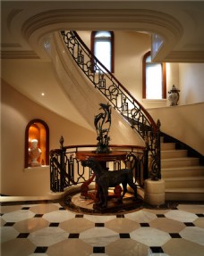 法式时尚楼梯设计图