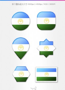 巴什科尔托斯坦国旗图标