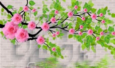 3D玫瑰树素材