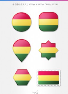 玻利维亚国旗图标