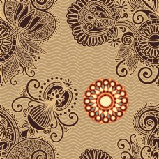 古典花纹底纹素材