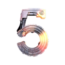 机械齿轮机械商业金属齿轮创意设计数字艺术字素材