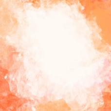 橙色水彩风格背景