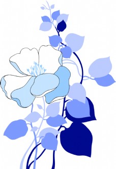 花卉剪影图案设计