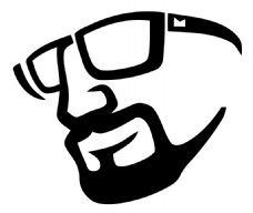 小胡子logo矢量素材