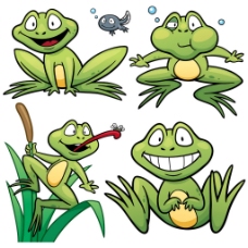 卡通青蛙漫画图片