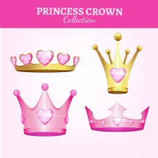 红粉公主四颗粉红色公主冠插图