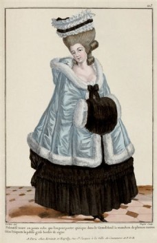 欧洲古典洛可可女装设计图