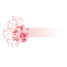 粉色花朵元素
