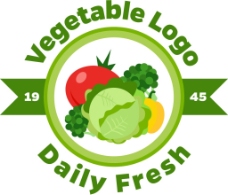 企业LOGO标志生鲜蔬菜标志设计矢量素材下载
