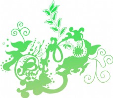 植物图案花纹植物装扮花纹图案