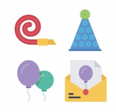 欢乐Partyparty用品icon图标素材