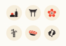 日本设计日本元素图标设计