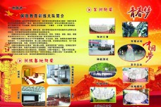 中国梦青春梦  国防教育海报
