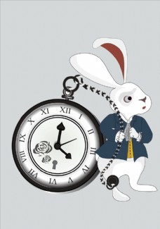 潮流素材兔子素材下载可爱卡通兔子矢量图