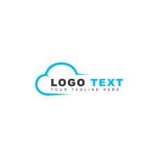 现代抽象云图形logo标志