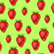 水纹卡通水果草莓纹理背景矢量素材