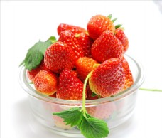 草莓特写奶油草莓广告特写