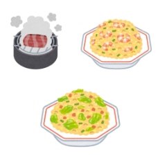 日本水彩手绘食物图标设计素材