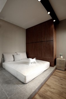床、柜现代简约卧室大床柜子设计图