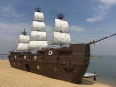 海盗船  沙雕艺术