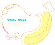 卡通香蕉水果素材设计