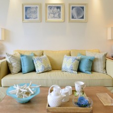 现代小清新客厅茶几沙发设计图