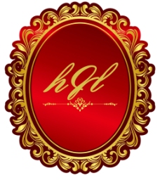 红金色欧式 logo
