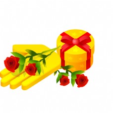 玫瑰花装饰盒