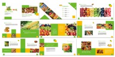 绿色产品农业农产品绿色食品简约大气环保画册设计