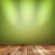 绿色光影木板背景