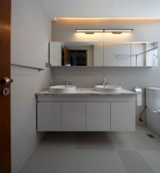 现代简约卫生间洗手台设计图