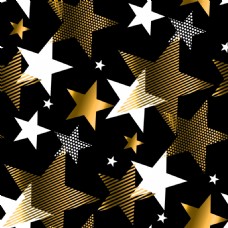 金色五角星精致圣诞节底纹素材