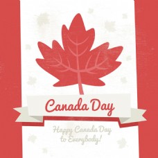 美丽的加拿大国庆日枫叶图案背景