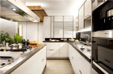 橱房现代简约厨房橱柜设计图