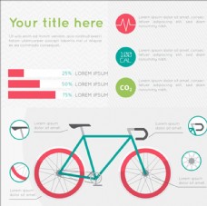 自行车运动信息图表