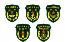 中国人民解放军五大军种肩章