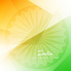 印度国旗背景