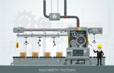 工业生产工业机器制作生产