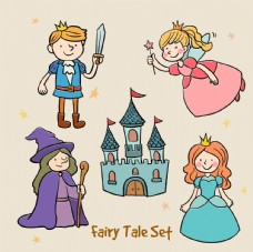 梦想梦幻童话城堡手绘